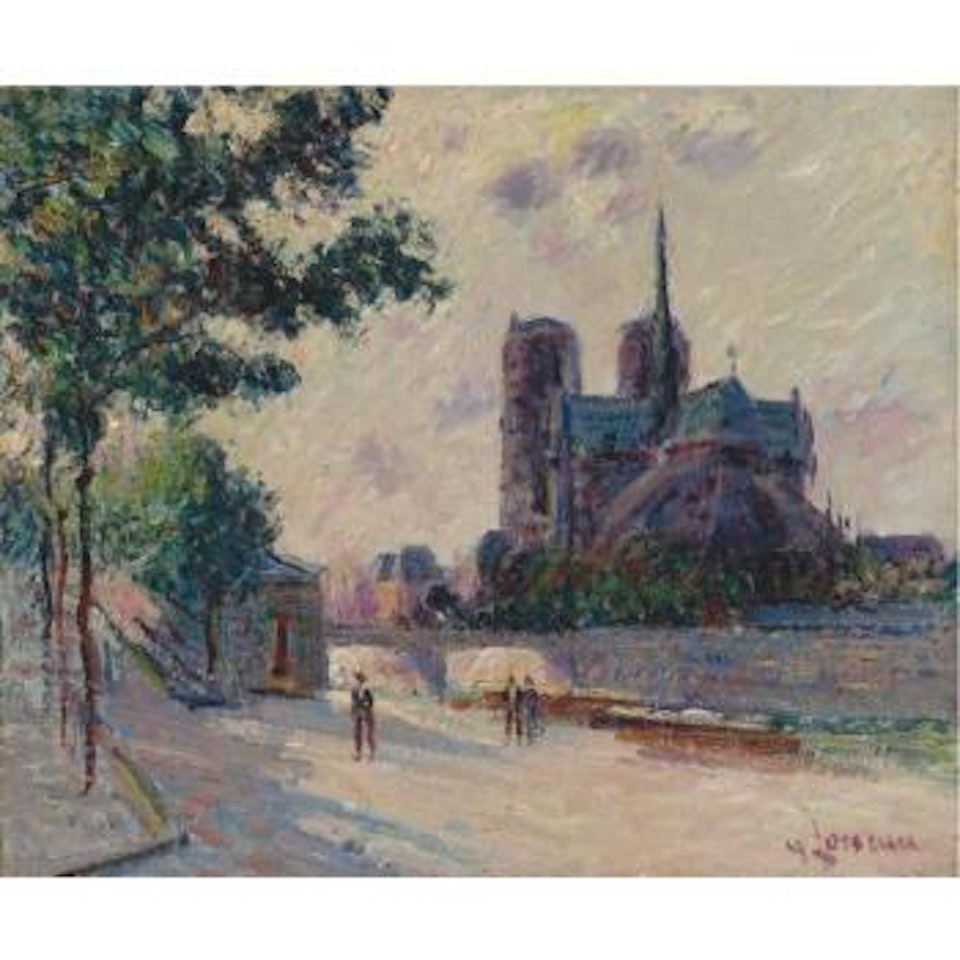 Notre-dame De Paris by Gustave Loiseau