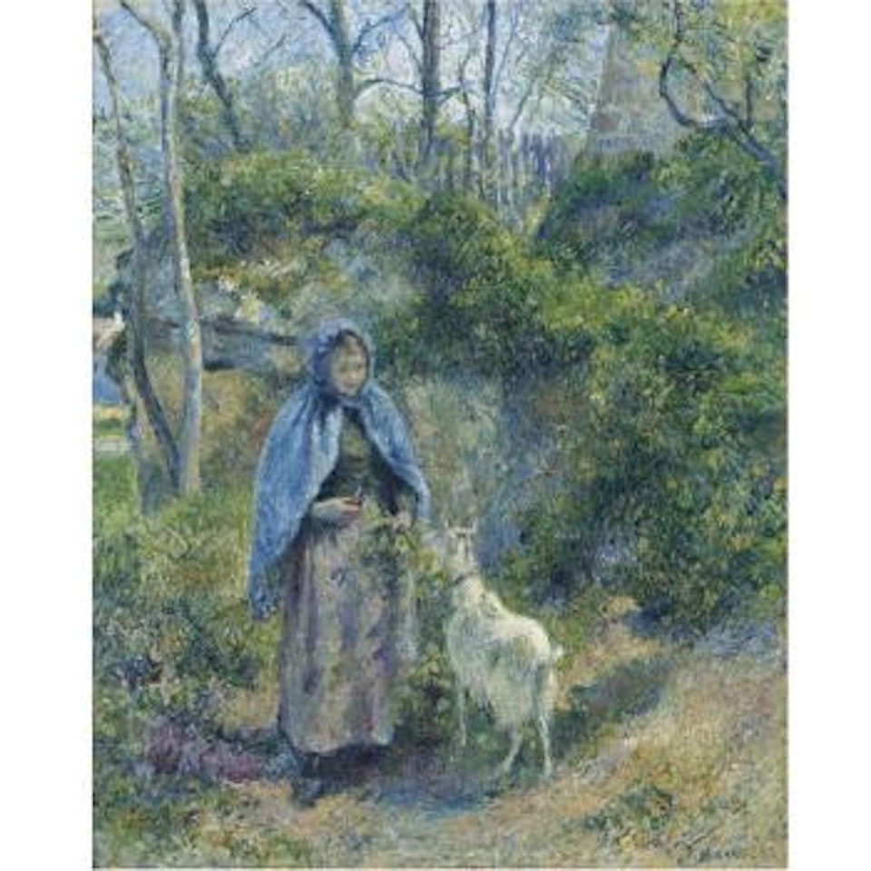 La Gardeuse De Chèvre by Camille Pissarro