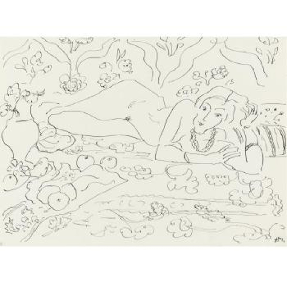 Nu Allongé Ornamental by Henri Matisse