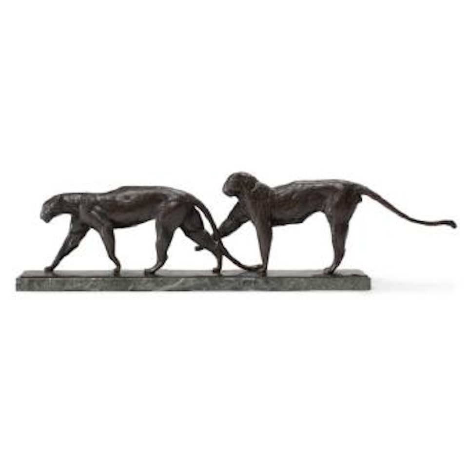 Deux Petits Léopards by Rembrandt Bugatti
