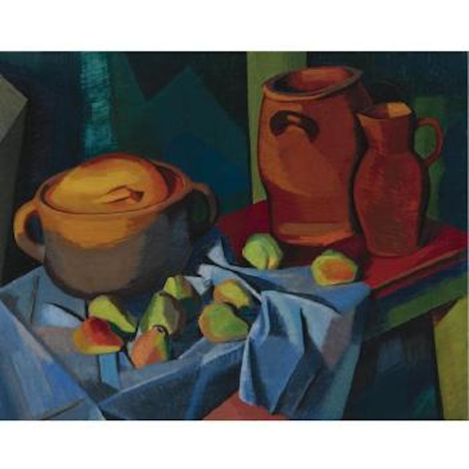 Pots Et Fruits by Auguste Herbin