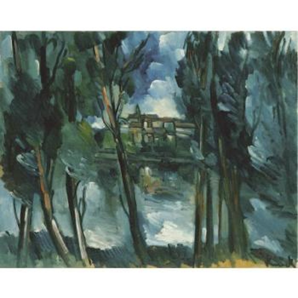 Les Grands Peupliers by Maurice de Vlaminck