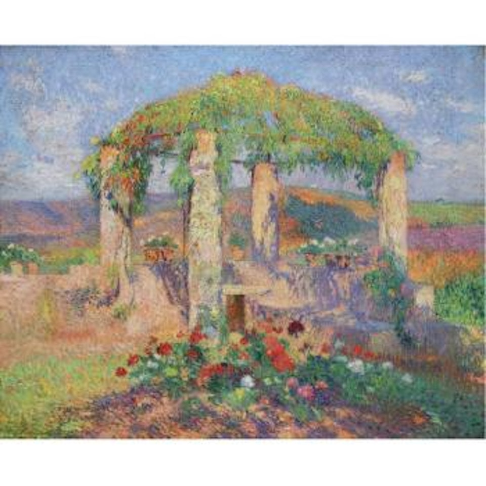La Tonnelle Ouest Du Parc De Marquayrol Au Début De L'automne by Henri Jean Guillaume Martin