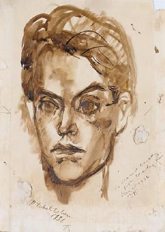 Two portraits: Cecil Beaton. Charles Henri Ford by Pavel Tchelitchew