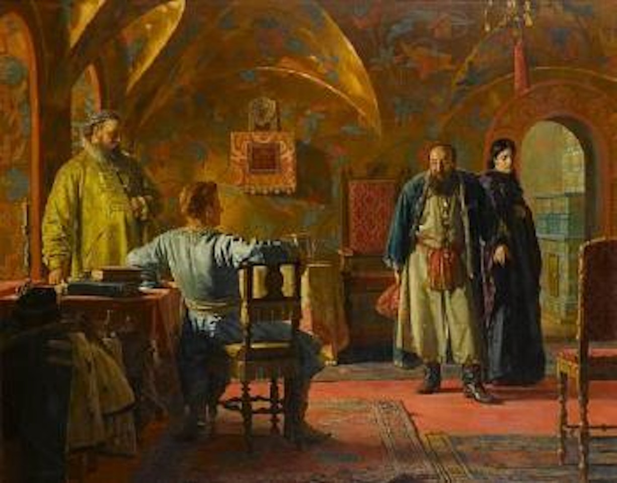 In the boyar's chamber by Konstantin Makovsky