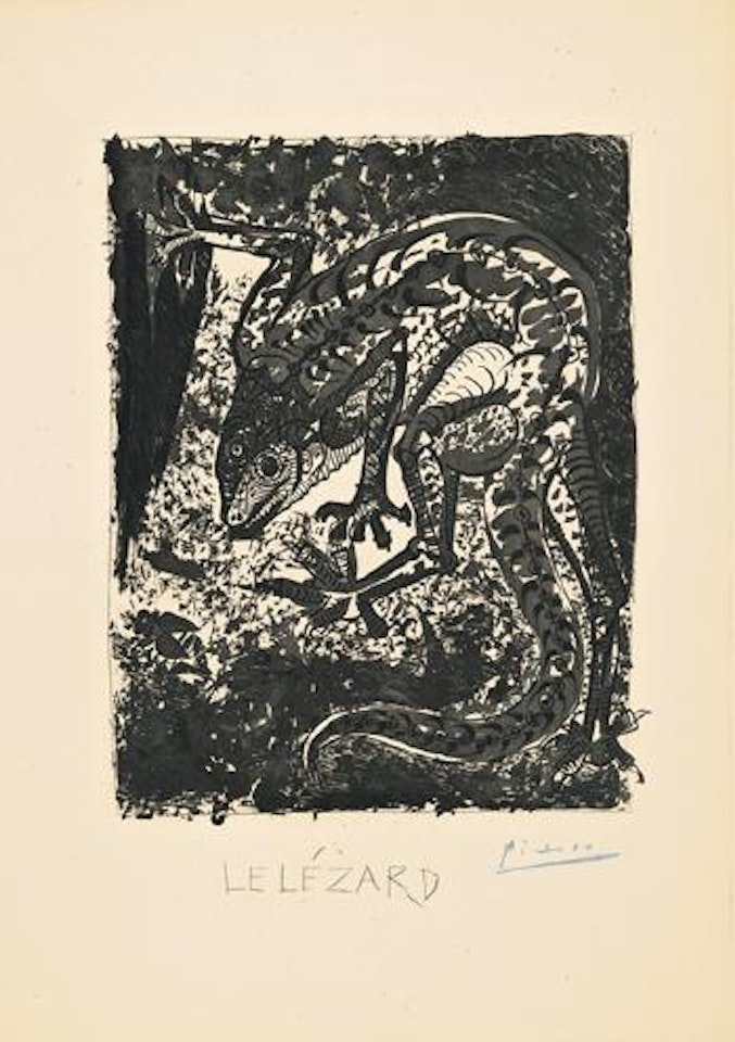 Le lézard by Pablo Picasso