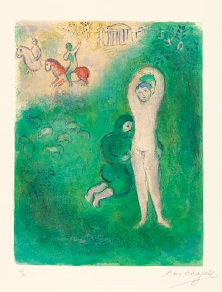 Daphinis et Gnathon by Marc Chagall