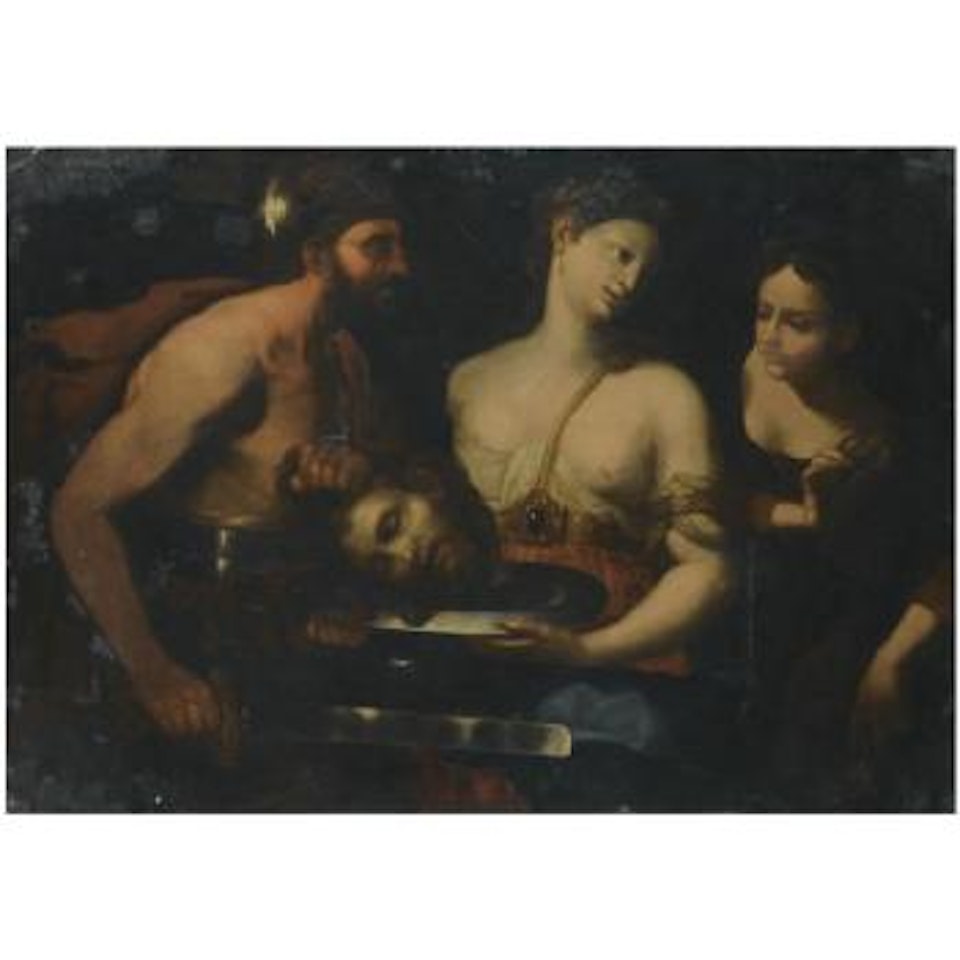 Salome With The Head Of John The Baptist by Venetian School