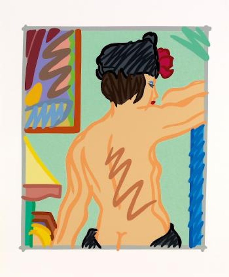 Judy with Black Hat by Tom Wesselmann