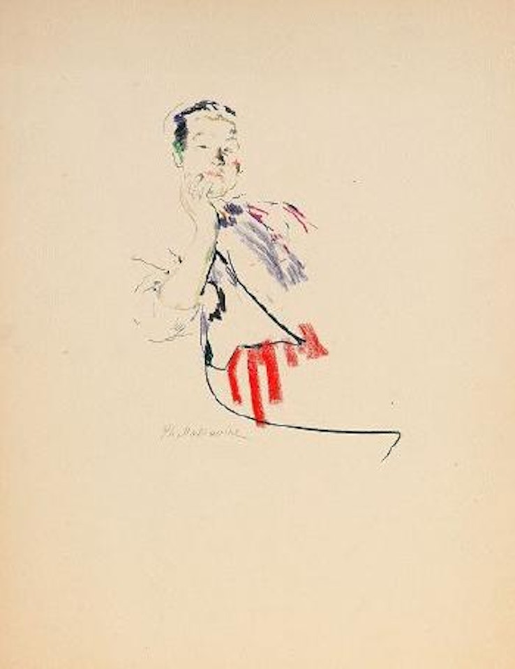 Head and torso of man by Filip Malyavin