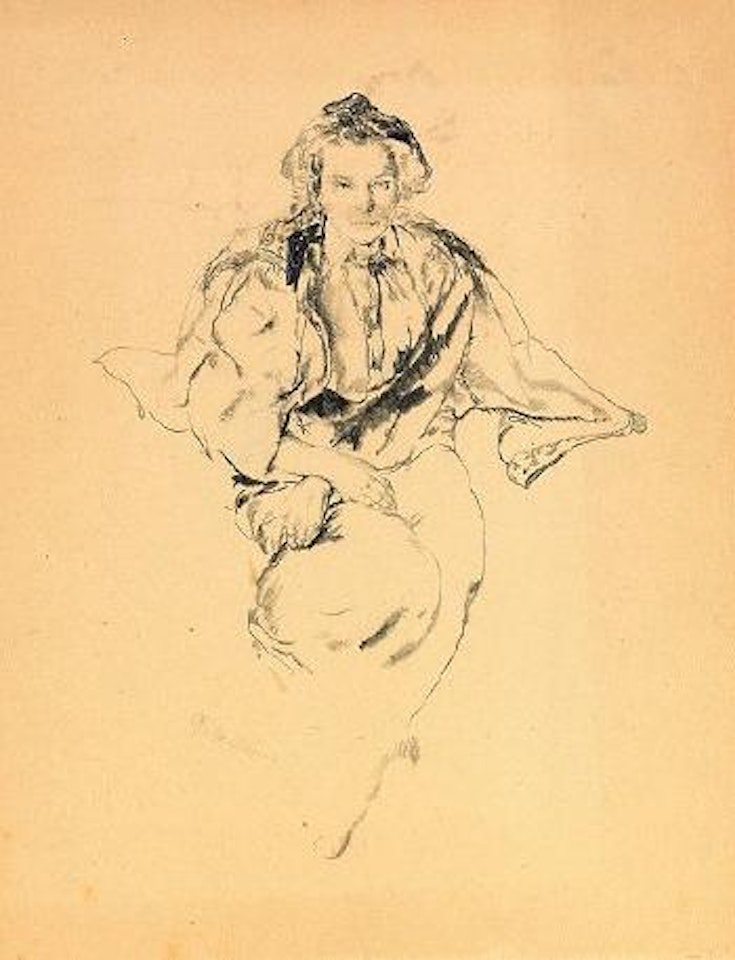 Portrait of Lady, possibly the artist's wife by Filip Malyavin