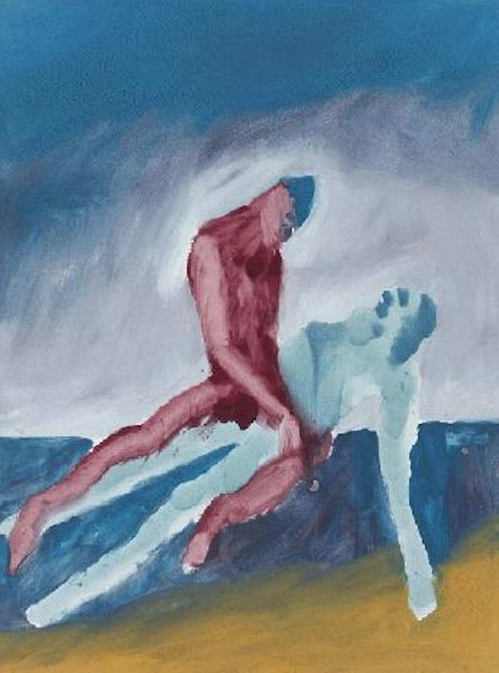 Two bathers as lovers by Sidney Nolan