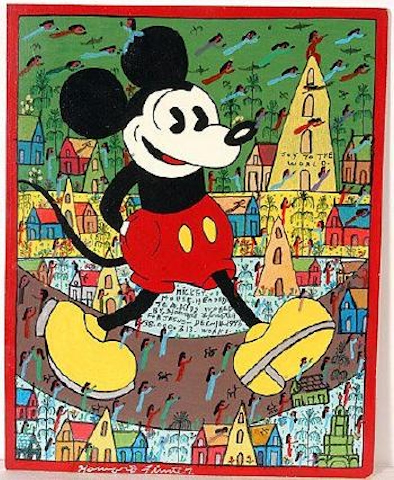 Mickey Mouse #38,313 by Howard Finster