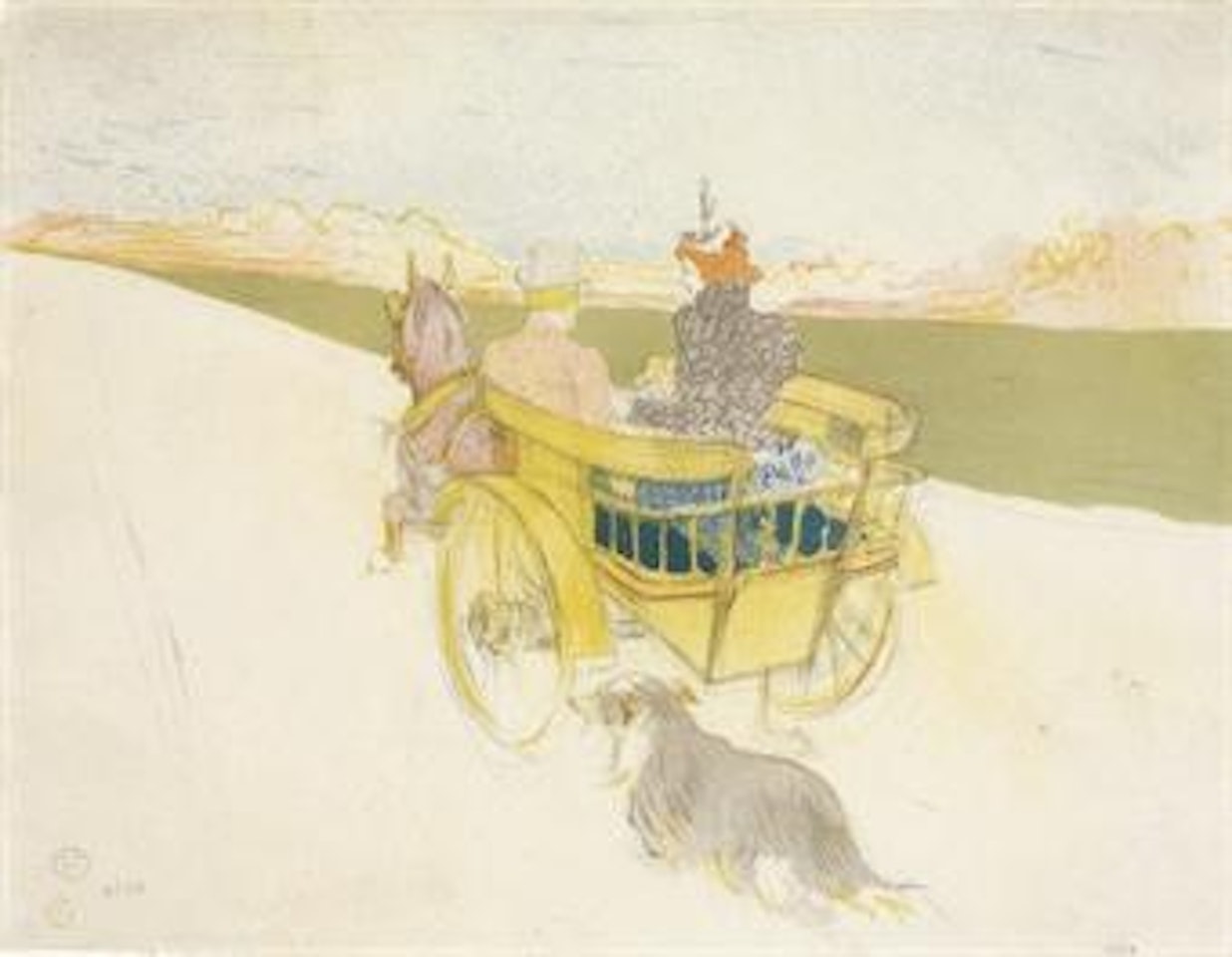 Partie de Campagne (D. 219; W. 228; Adr. 228) by Henri de Toulouse-Lautrec