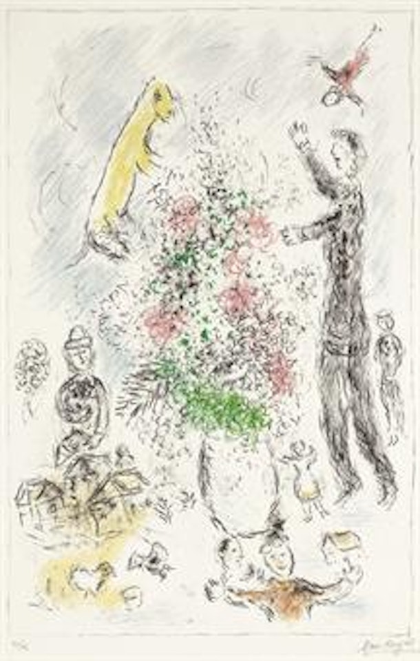 Les Lilas (M. 975) by Marc Chagall
