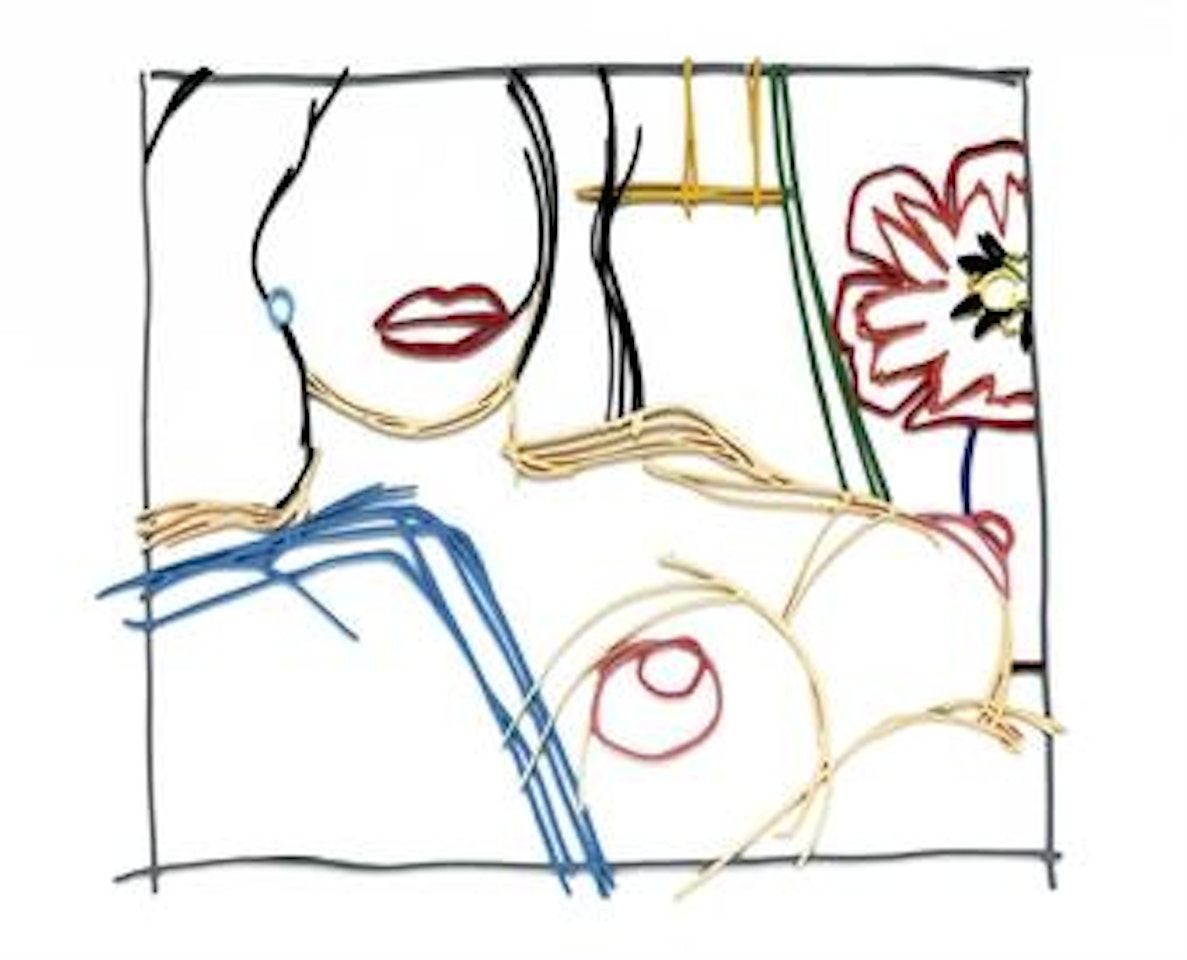 Nude Painting Print, from Steel Drawing Edition by Tom Wesselmann