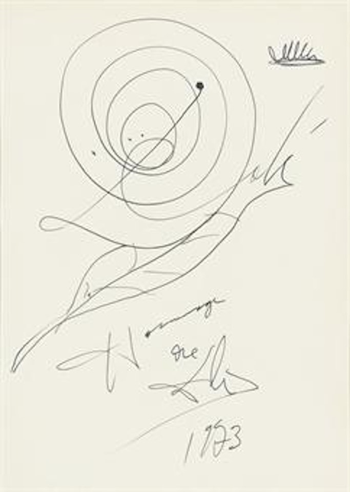 Escargot by Salvador Dali