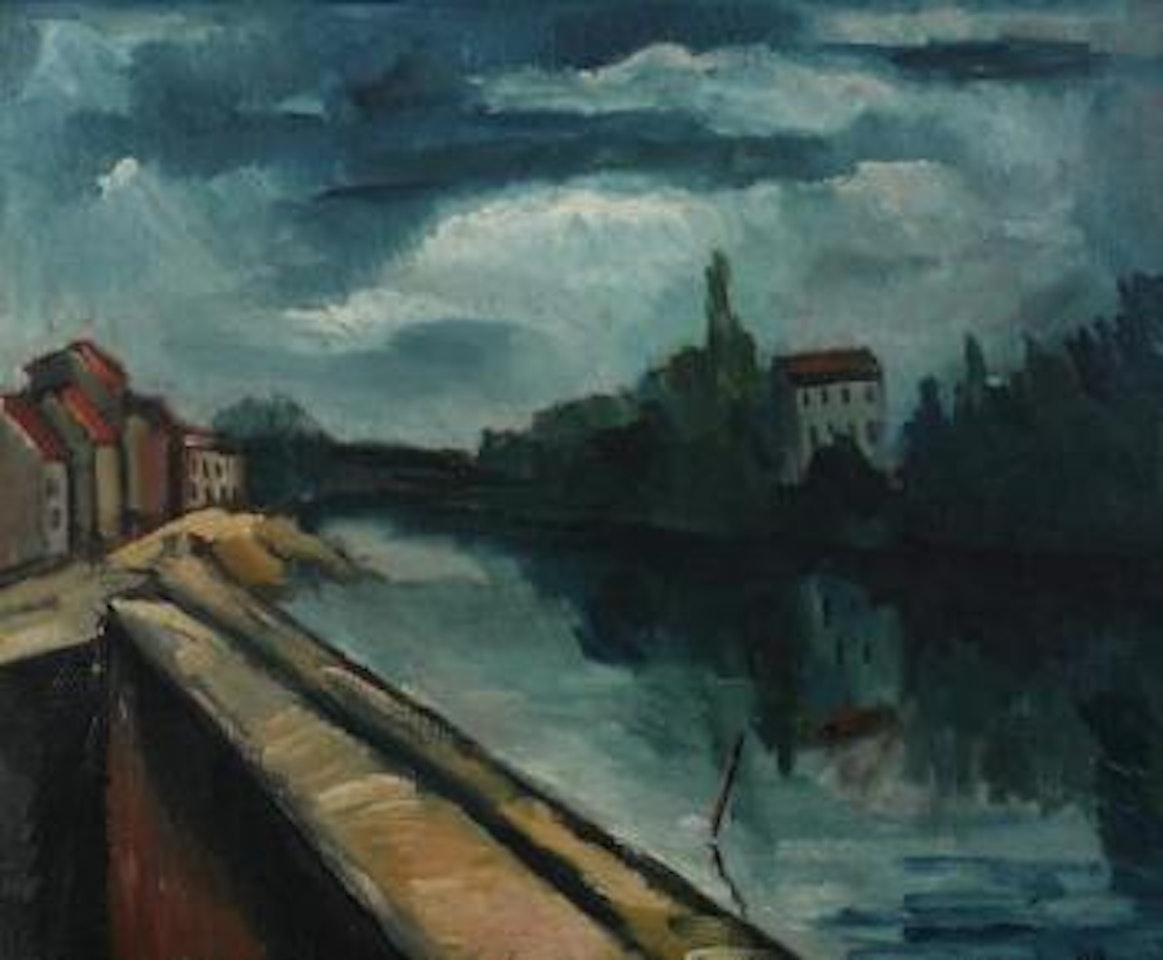 La Seine a Bougival by Maurice de Vlaminck
