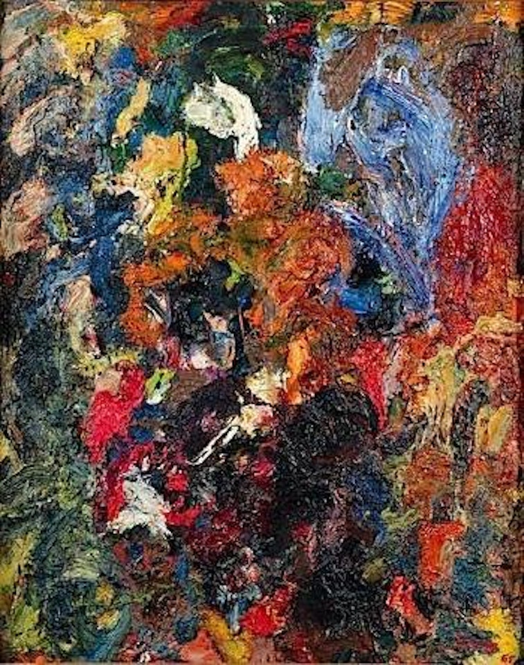 Bouquet de fleurs by Eugène Leroy