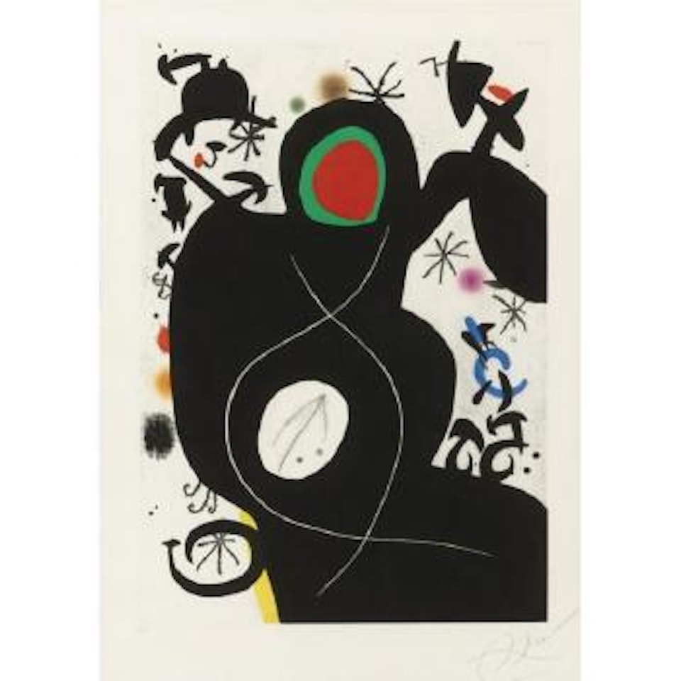 Aveugle Parmi Les Oiseau (D. 998) by Joan Miró