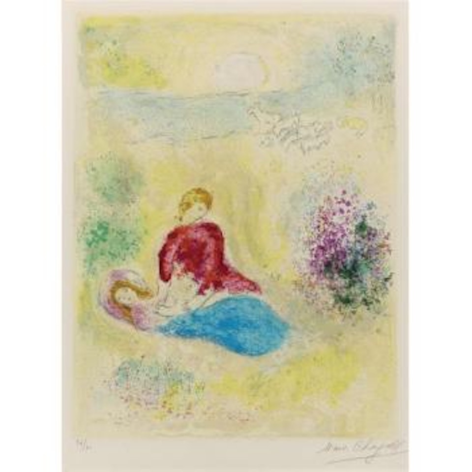 Daphnis And Chloé: The Little Swallow (M. 319) by Marc Chagall