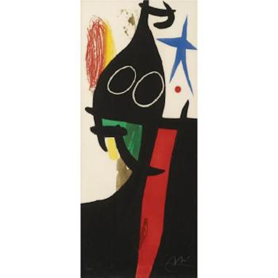 Le Sarrasin Á L'étoile Bleue (D. 578) by Joan Miró
