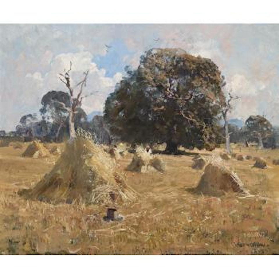 Oat Harvest by Arthur Ernest Streeton