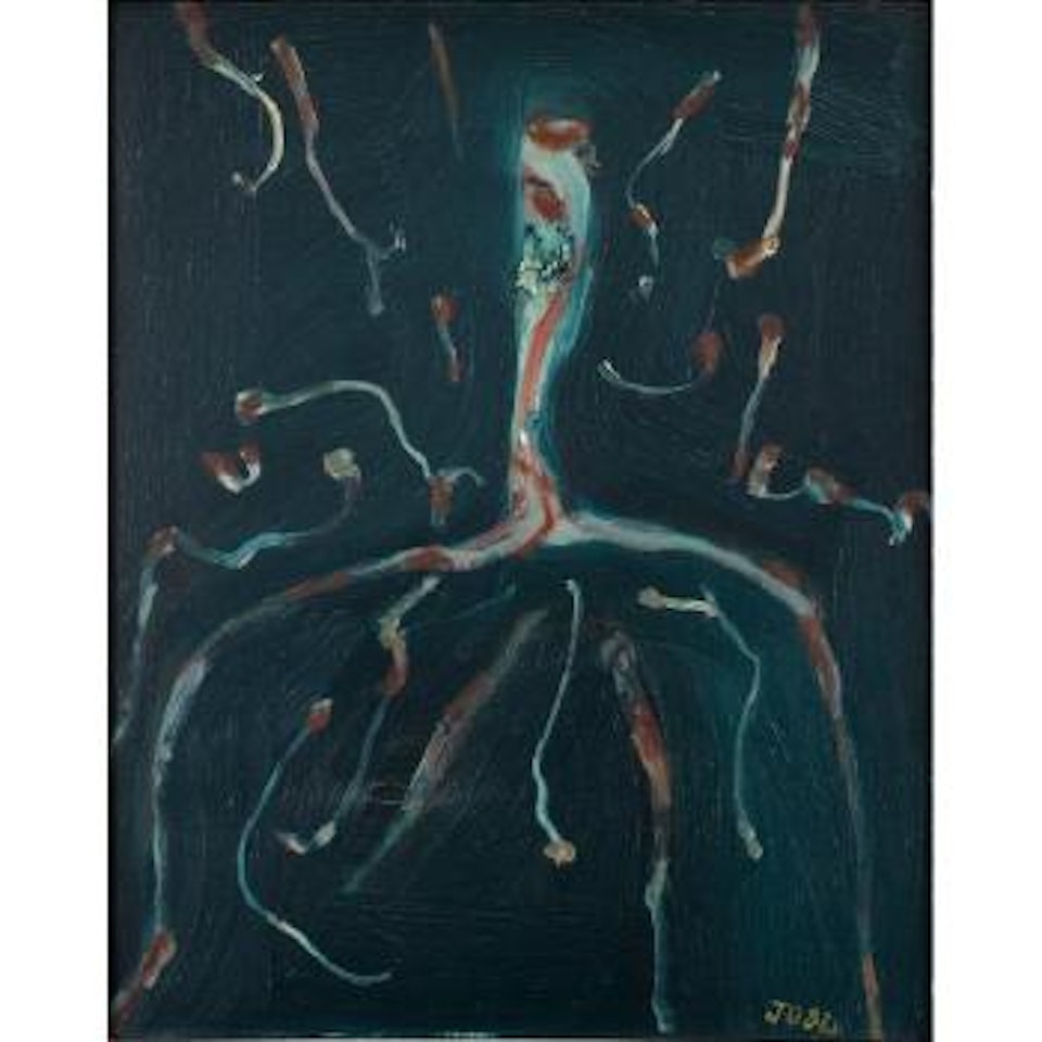 Burnt Tree I-V by John Olsen