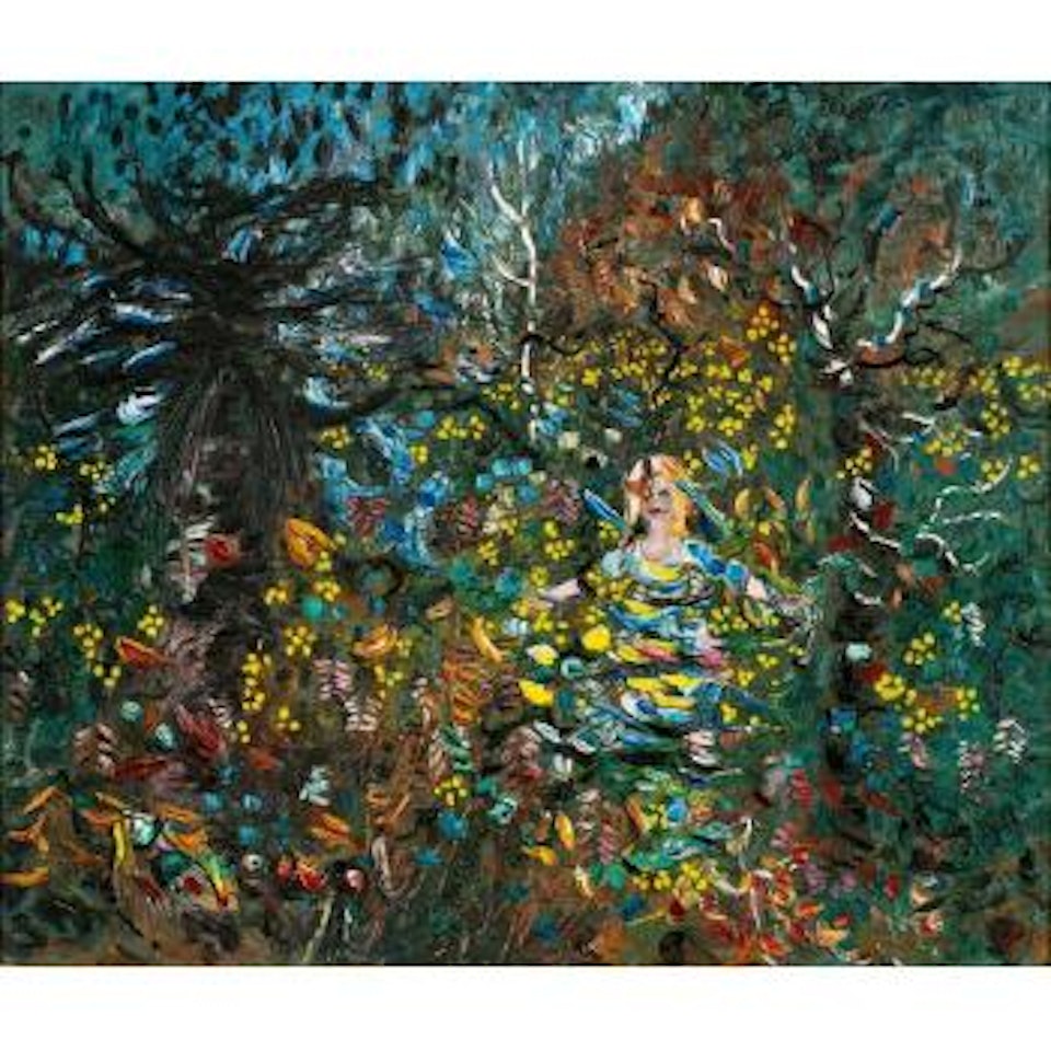 Lady In The Wattle (Grampians) by John Perceval