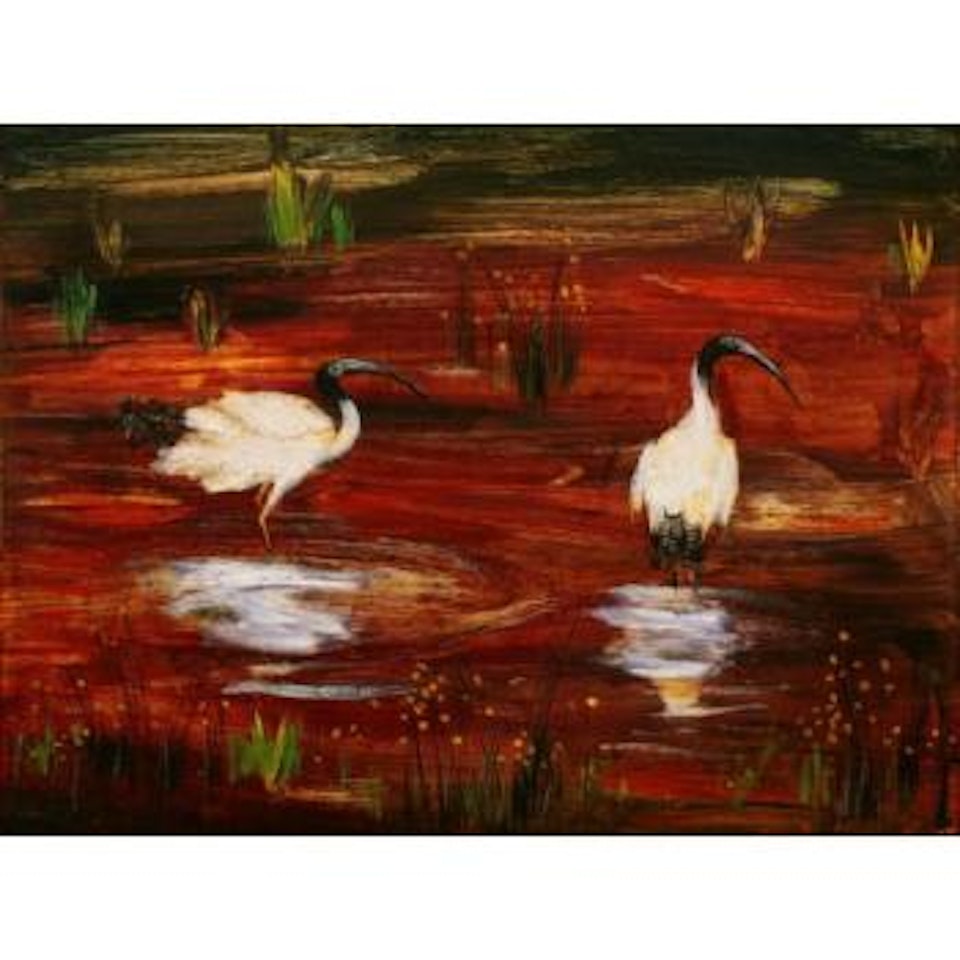 Ibises by Albert Tucker
