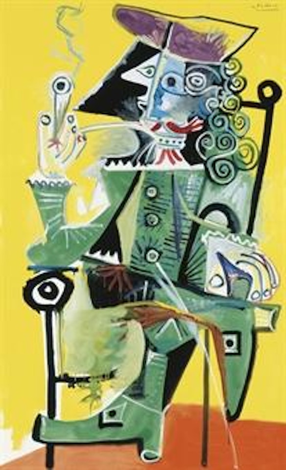 Mousquetaire à la pipe by Pablo Picasso