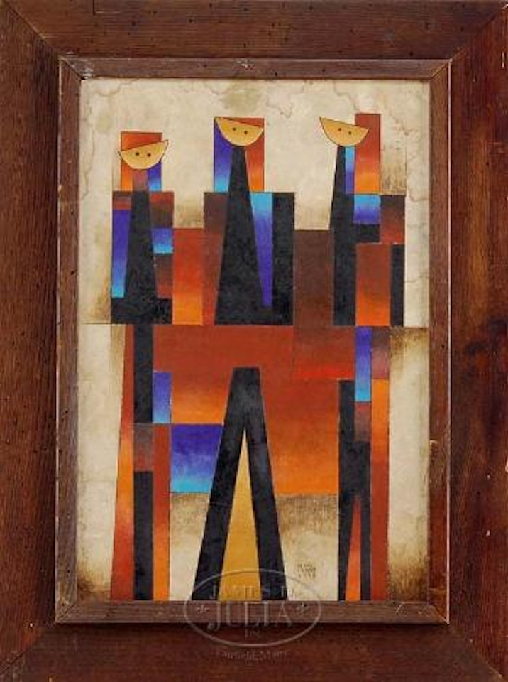 Abstract modernist figures by Carlos Mérida