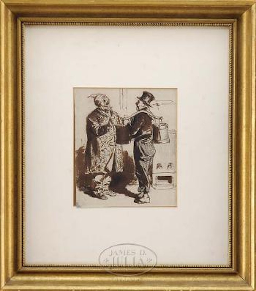 The delivery by Honoré Daumier
