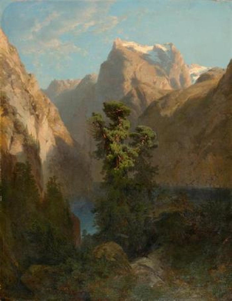 Vierwaldstadtersees mit Urirotstock by Alexandre Calame