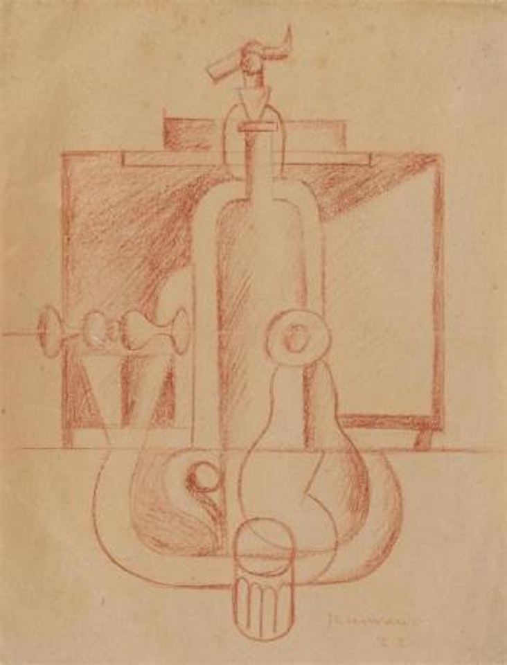 Stilleben mit Flaschen by Le Corbusier