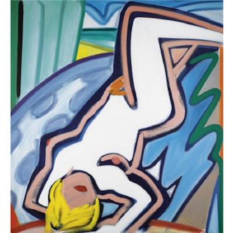 Upside Down Blue Nude #2 by Tom Wesselmann