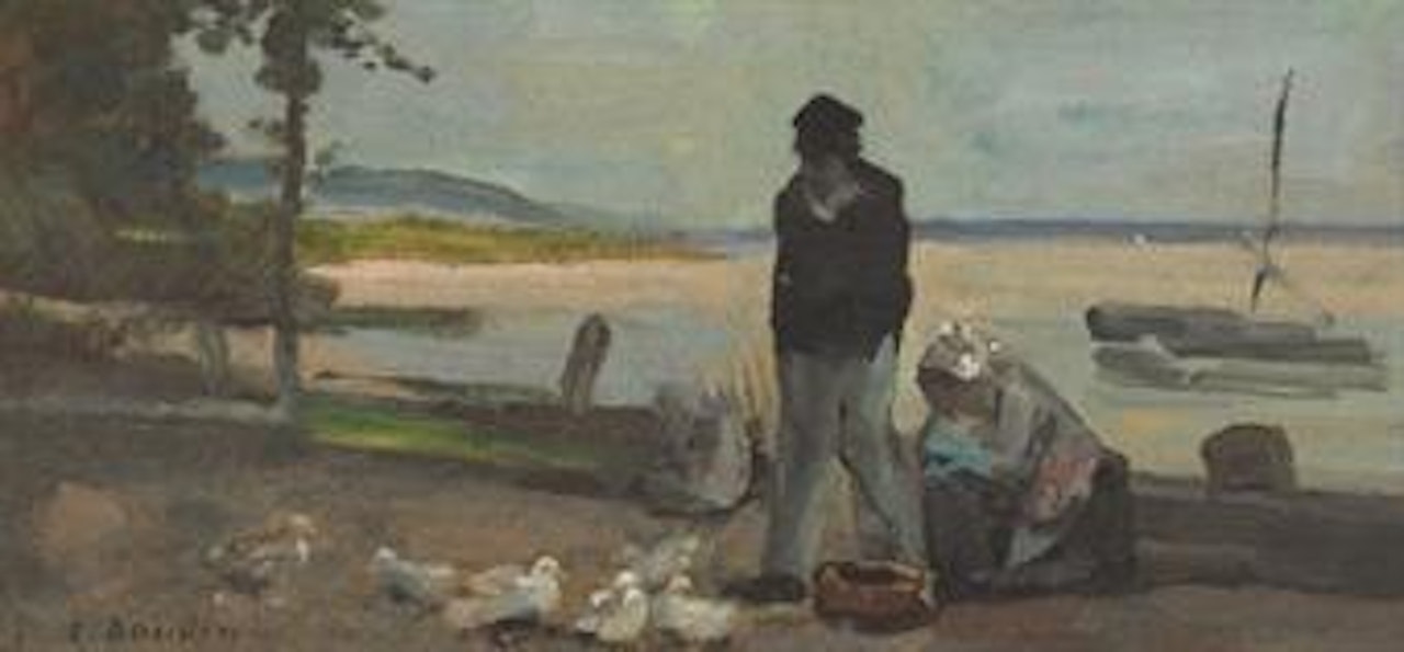 Environs d'Honfleur by Eugène Boudin