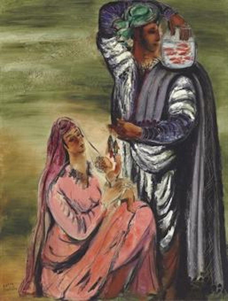 Galilean Fisher Family by Reuven Rubin