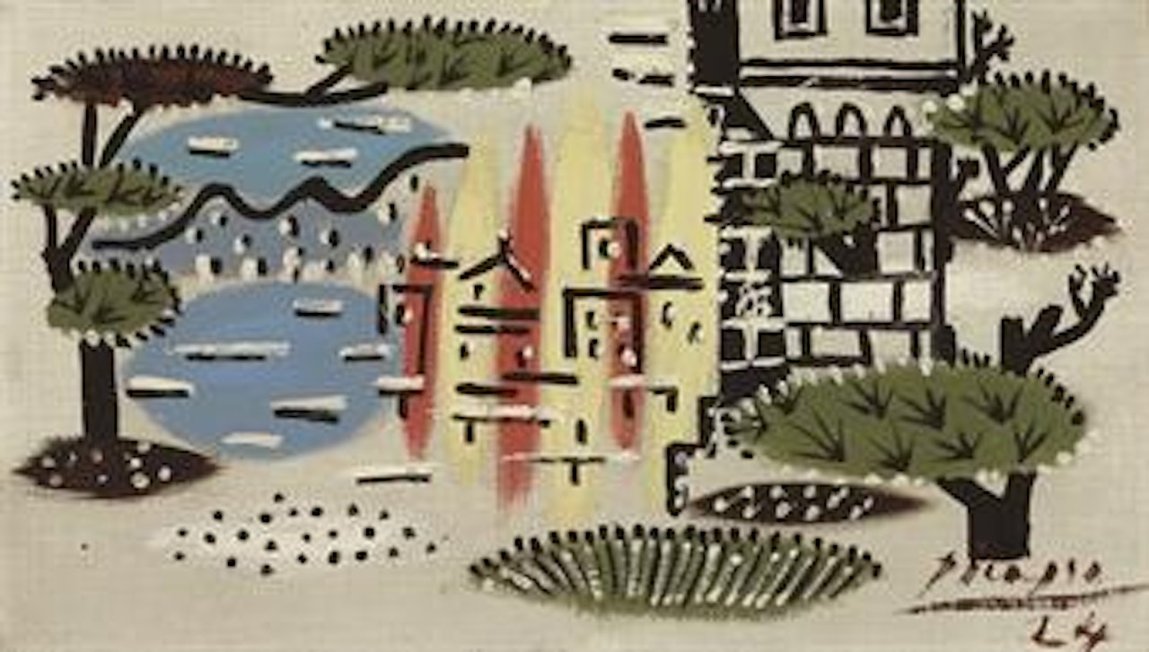 Paysage à Juan-les-Pins by Pablo Picasso