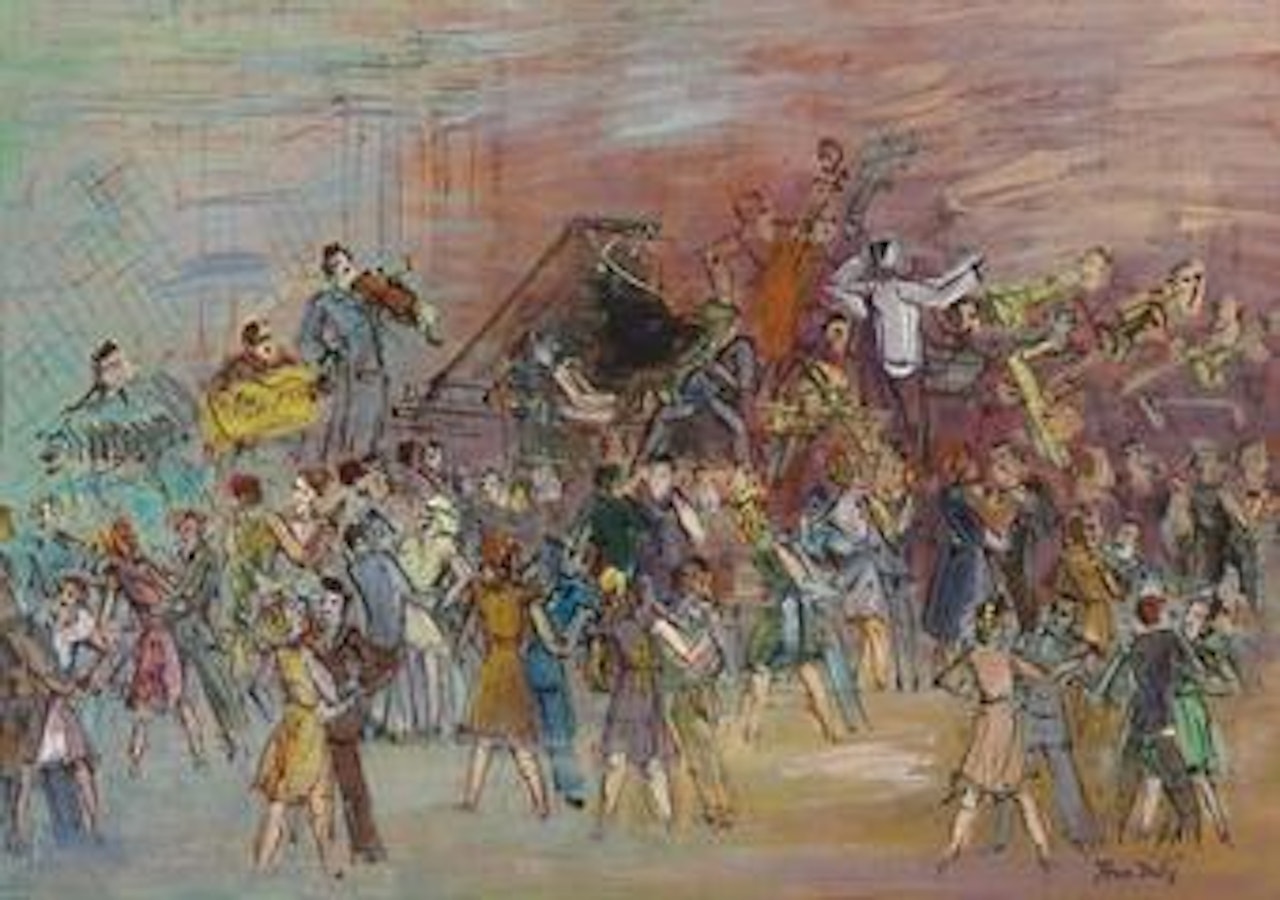 Au cabaret by Jean Dufy