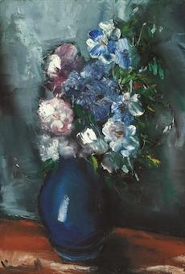 Bouquet au vase bleue by Maurice de Vlaminck