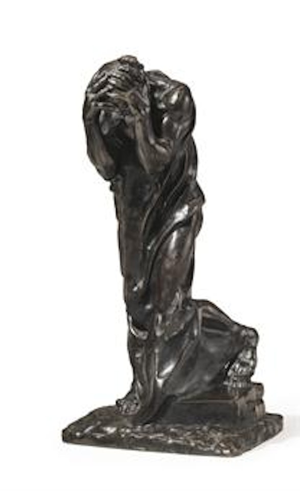 L'un Des Bougeois De Calais: Andrieu D'andres, Vêtu, Réduction by Auguste Rodin