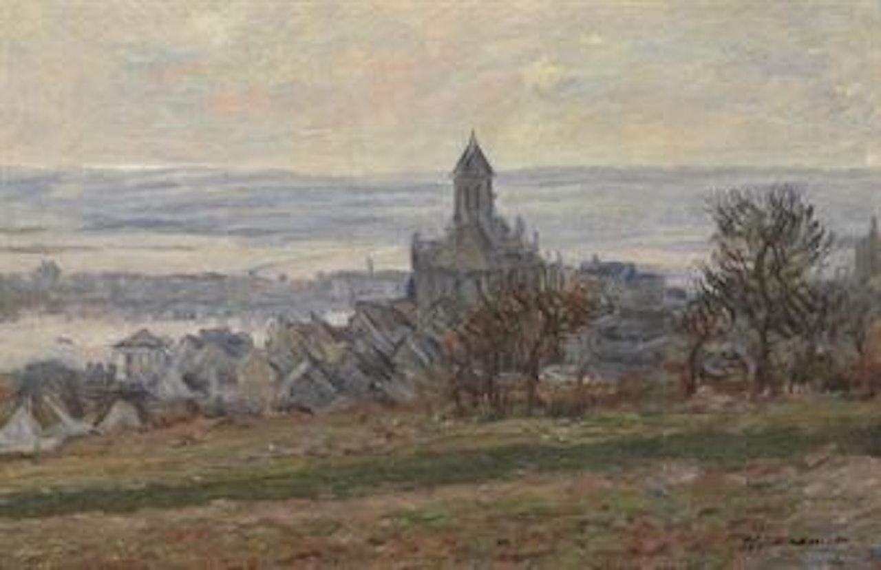 L'église de Vétheuil by Claude Monet