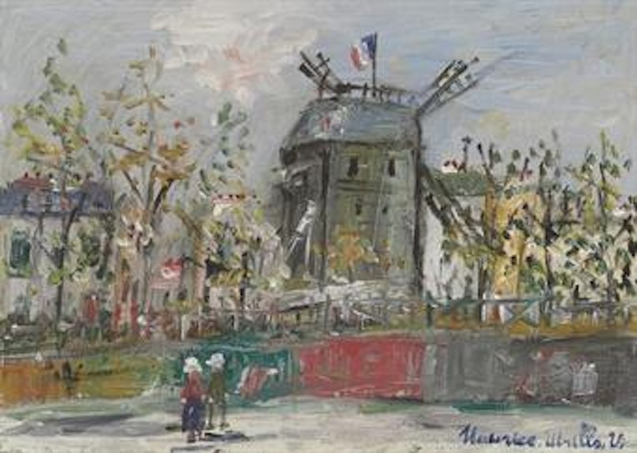 Le Moulin de la Galette by Maurice Utrillo