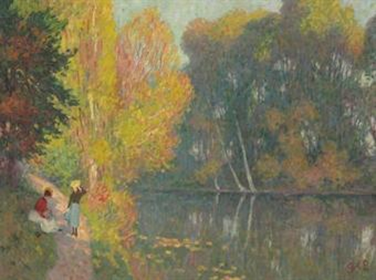 Mare à Aubergeville by Georges d’Espagnat
