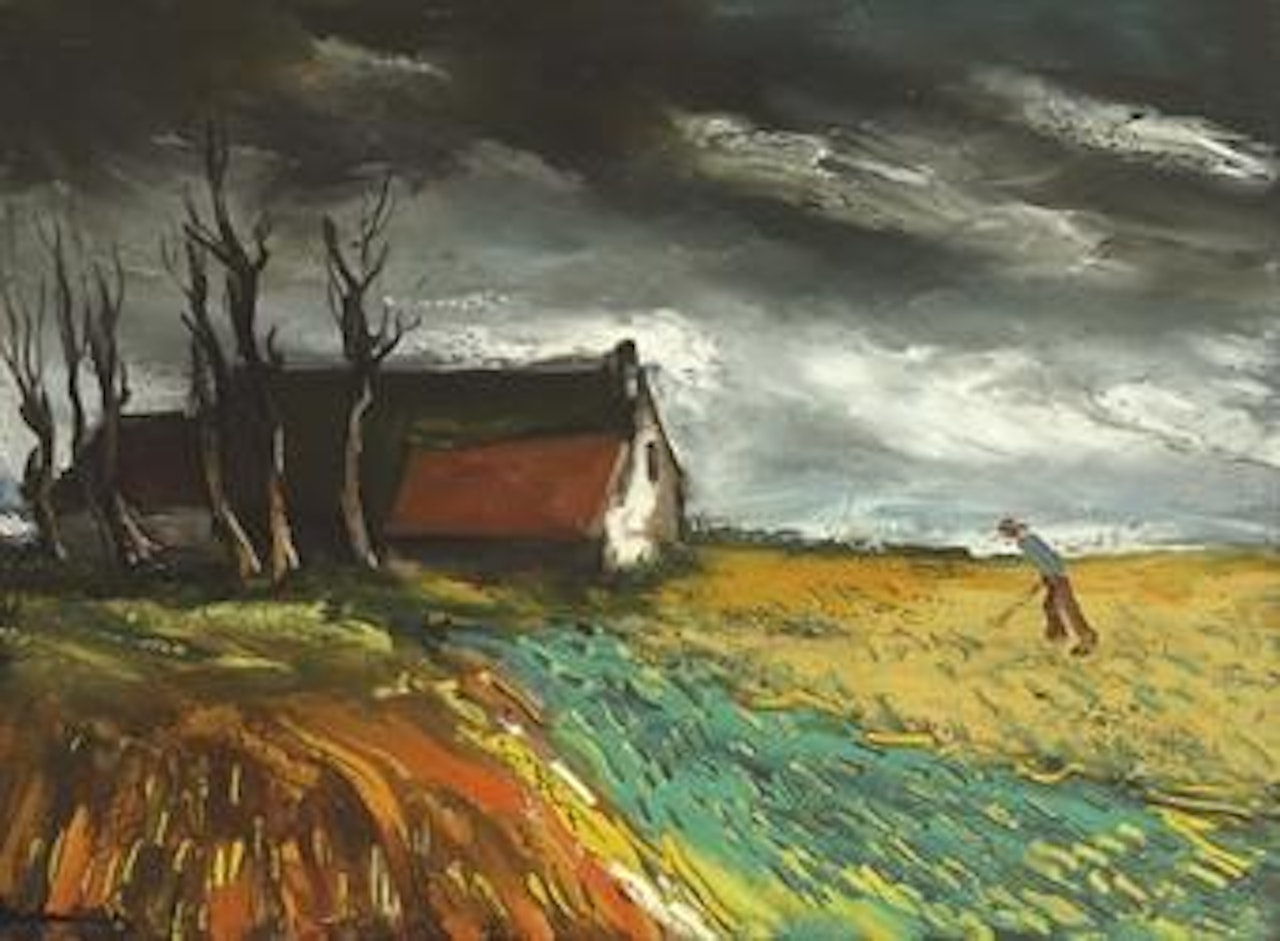 Le champ de blé by Maurice de Vlaminck