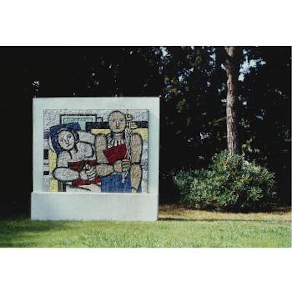 Mosaic, Outdoors After His Death by Louise Lawler