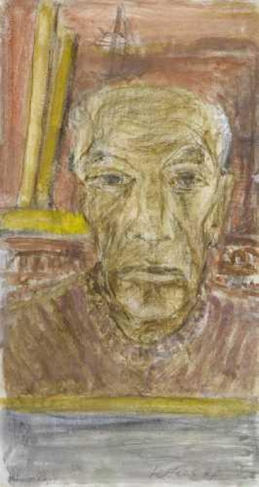 Mannerkopf by Erich Heckel