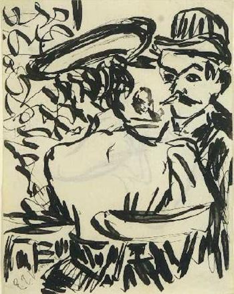 Paar by Ernst Ludwig Kirchner