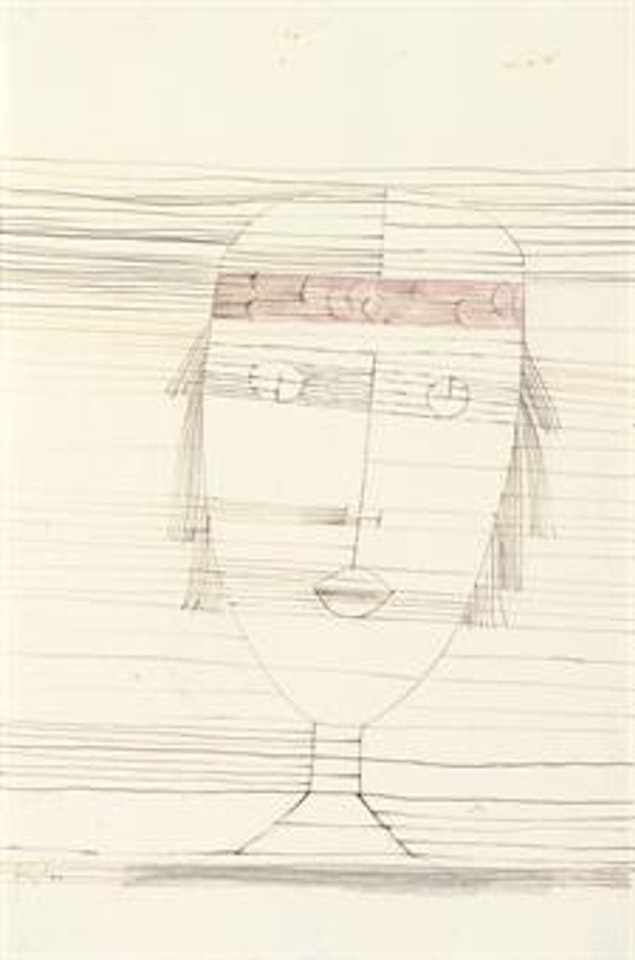 Mädchen mit Stirnband by Paul Klee